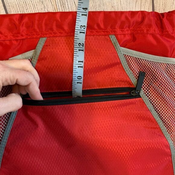 CHAMPION BACKPACK DAYPACK RED  SILVER NWOT - Picture 7 of 9